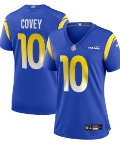Britain Covey Los Angeles Rams Nike Women's Team Game Jersey -  Royal