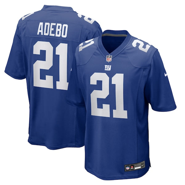 Paulson Adebo New York Giants Nike Team Game Jersey - Royal