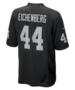 Alternative view of Tommy Eichenberg Las Vegas Raiders Nike Team Game Jersey -  Black