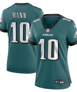 Braden Mann Philadelphia Eagles Nike Women's Team Game Jersey - Midnight Green