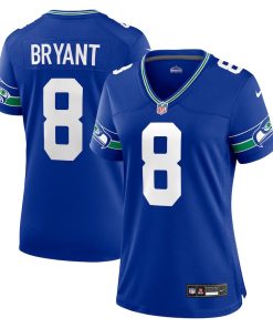 Coby Bryant Seattle Seahawks Nike Women's Throwback Player Game Jersey - Royal