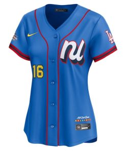 Alternative view of Will Smith National League Nike Women's 2025 All-Star Edition Limited Player Jersey - Blue