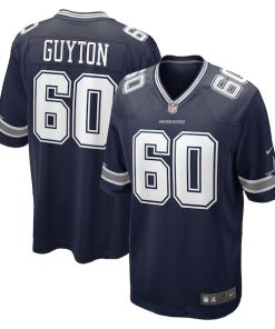 Tyler Guyton Dallas Cowboys Nike 2024 NFL Draft First Round Pick Player Game Jersey - Navy
