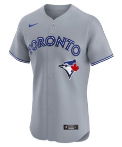 Alternative view of Toronto Blue Jays Nike Road Elite Jersey - Gray
