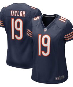 Alternative view of Tory Taylor Chicago Bears Nike Women's  Game Jersey -  Navy