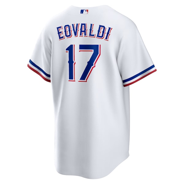 Nathan Eovaldi Texas Rangers Nike Home Replica Jersey - White - Image 3