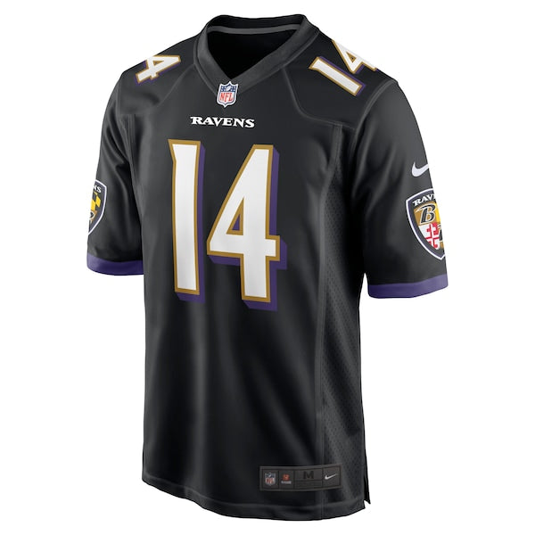 Kyle Hamilton Baltimore Ravens Nike Player Game Jersey - Black - Image 2