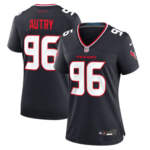 Denico Autry Houston Texans Nike Women's Team Game Jersey - Navy