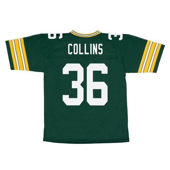 Aaron Collins Green Bay Packers Authentic Throwback Retired Player Jersey - Green - Image 2