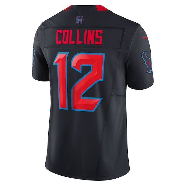 Nico Collins Houston Texans Nike Alternate 2 Vapor F.U.S.E. Limited Jersey - Navy - Image 3