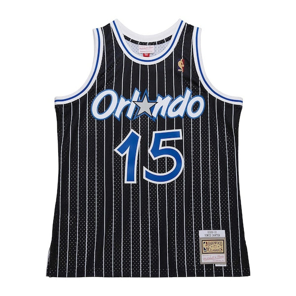 Vince Carter Orlando Magic 2009/10 Hardwood Classics Swingman Jersey - Black - Image 3