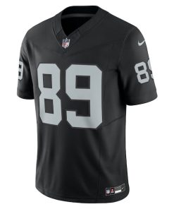 Alternative view of Brock Bowers Las Vegas Raiders Nike Team Vapor F.U.S.E. Limited Jersey - Black