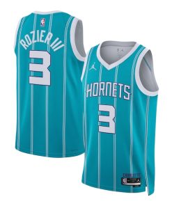 Terry Rozier Charlotte Hornets Jordan Brand Unisex Swingman Jersey - Icon Edition - Teal
