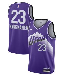 Lauri Markkanen Utah Jazz Nike Unisex 2023/24 Swingman Jersey - Purple - City Edition