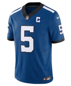Alternative view of Anthony Richardson Indianapolis Colts Nike Alternate Vapor F.U.S.E. Limited Jersey - Royal