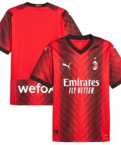 AC Milan Puma 2023/24 Home Replica Jersey - Red