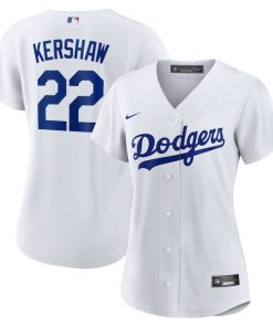 Clayton Kershaw Los Angeles Dodgers Nike Women's Home Replica Player Jersey - White