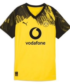 Alternative view of Borussia Dortmund Puma Women's 2025/26  Replica Jersey - Yellow