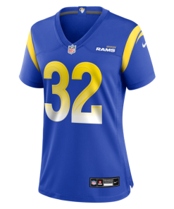 Alternative view of Christopher Smith Los Angeles Rams Nike Women's Team Game Jersey -  Royal