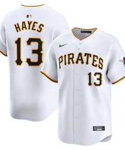 Ke'Bryan Hayes Pittsburgh Pirates Nike Home Limited Player Jersey - White