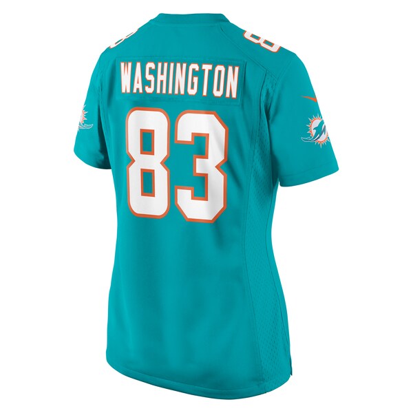 Malik Washington Miami Dolphins Nike Women's Game Jersey - Aqua - Image 3
