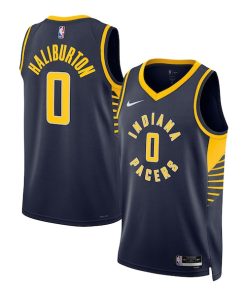 Tyrese Haliburton Indiana Pacers Nike Unisex Swingman Jersey - Icon Edition - Navy