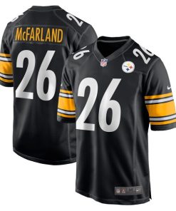 Anthony McFarland Jr. Pittsburgh Steelers Nike Game Player Jersey - Black