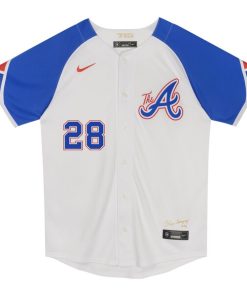 Alternative view of Matt Olson Atlanta Braves Nike Preschool City Connect Limited Player Jersey - White
