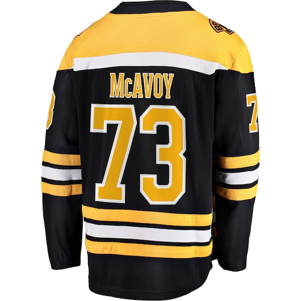 Charlie McAvoy Boston Bruins Home Premier Breakaway Player Jersey - Black - Image 3
