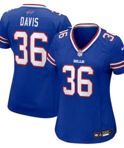 Caden Davis Buffalo Bills Nike Women's Team Game Jersey -  Royal
