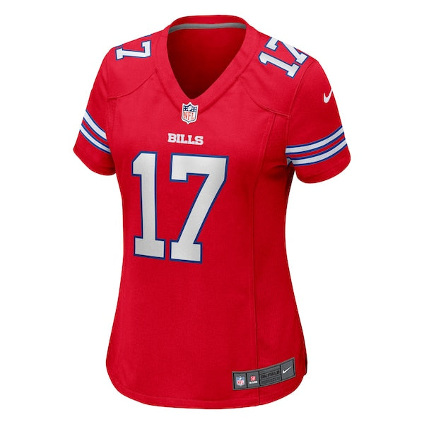 Josh Allen Buffalo Bills Nike Women's Player Jersey - Red - Image 2