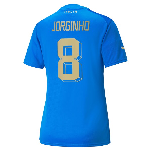 Jorginho Italy National Team Puma Women's 2022/23 Home Replica Player Jersey - Blue - Image 3