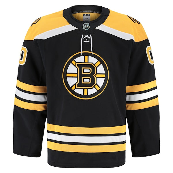 Boston Bruins Home Authentic Pro Custom Jersey - Black/White - Image 3