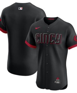 Cincinnati Reds Nike City Connect  Elite Jersey - Black