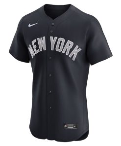Alternative view of Aaron Judge New York Yankees Nike Alternate Elite Jersey - Navy