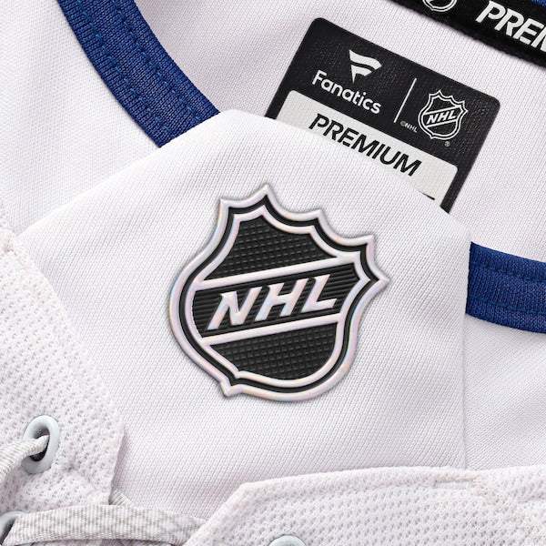 Toronto Maple Leafs Away Premium Custom Jersey - White/Blue/Black - Image 7