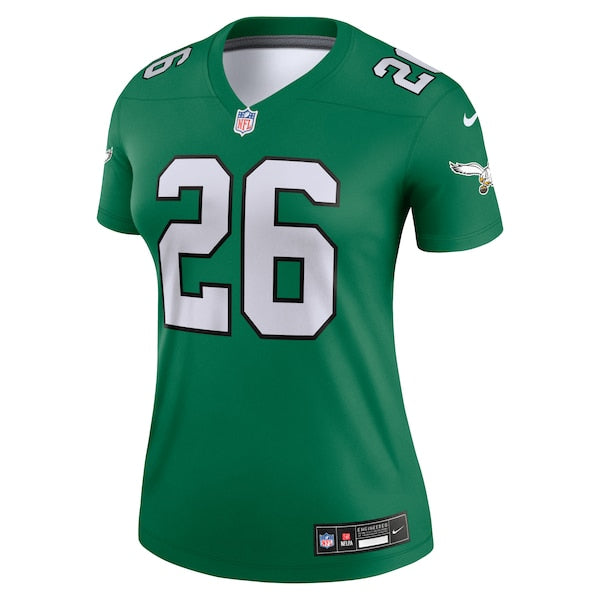 Saquon Barkley Philadelphia Eagles Nike Women's Legend Player Performance Top - Kelly Green - Image 2
