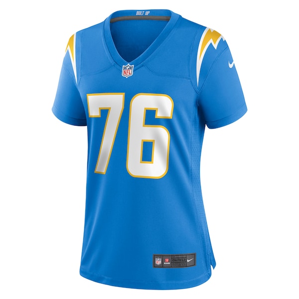 Will Clapp Los Angeles Chargers Nike Women's Game Jersey - Powder Blue - Image 2