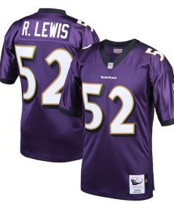Ray Lewis Baltimore Ravens 2000 Authentic Throwback Retired Player Jersey - Purple