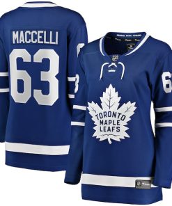 Matias Maccelli Toronto Maple Leafs  Women's Home Breakaway Jersey - Blue
