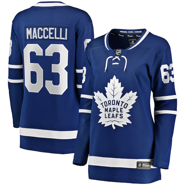 Matias Maccelli Toronto Maple Leafs Women's Home Breakaway Jersey - Blue