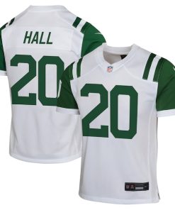 Breece Hall New York Jets Nike Youth Classic Alternate Game Jersey - White