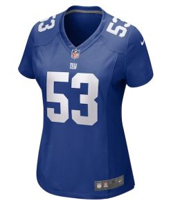 Alternative view of Oshane Ximines New York Giants Nike Women's Game Jersey - Royal
