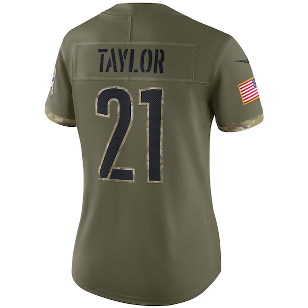 Sean Taylor Washington Commanders Nike Women's 2022 Salute To Service Retired Player Limited Jersey - Olive - Image 3