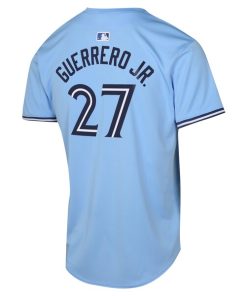 Alternative view of Vladimir Guerrero Jr. Toronto Blue Jays Nike Youth Alternate Limited Player Jersey?¨C Powder Blue