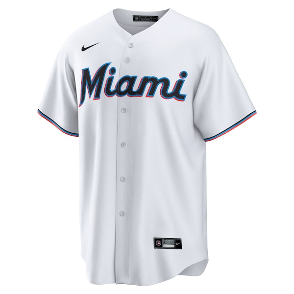 Sandy Alcantara Miami Marlins Nike Replica Player Jersey - White - Image 2