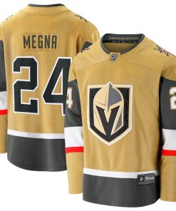Jaycob Megna Vegas Golden Knights  Home Breakaway Jersey - Gold