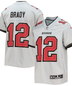 Tom Brady Tampa Bay Buccaneers Nike Youth Inverted Team Game Jersey - Gray