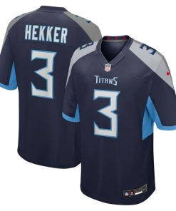 Johnny Hekker Tennessee Titans Nike Team Game Jersey -  Navy