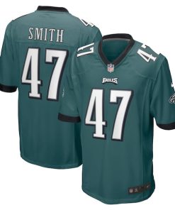 Brandon Smith Philadelphia Eagles Nike  Game Jersey - Midnight Green